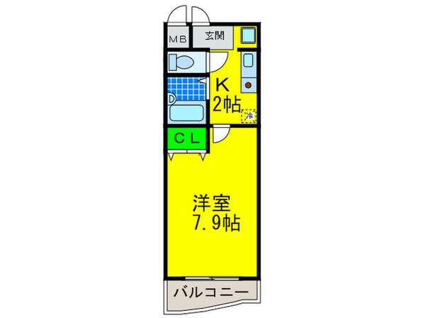 ラフィ－ネ北島の物件間取画像